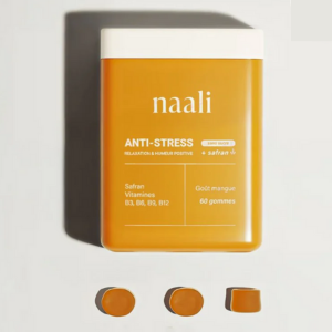 Naali Gummies Anti-Stress au Safran 60 gommes - Pharmacie Agnès Praden à Alès