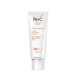 Roc Soleil Protect Fluide Anti-rides Lissant spf50 50 ml - Pharmacie Agnès Praden à Alès