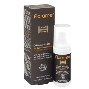 Florame Homme For Men Crème Anti Age Bio 30ml - Pharmacie Agnès Praden à Alès