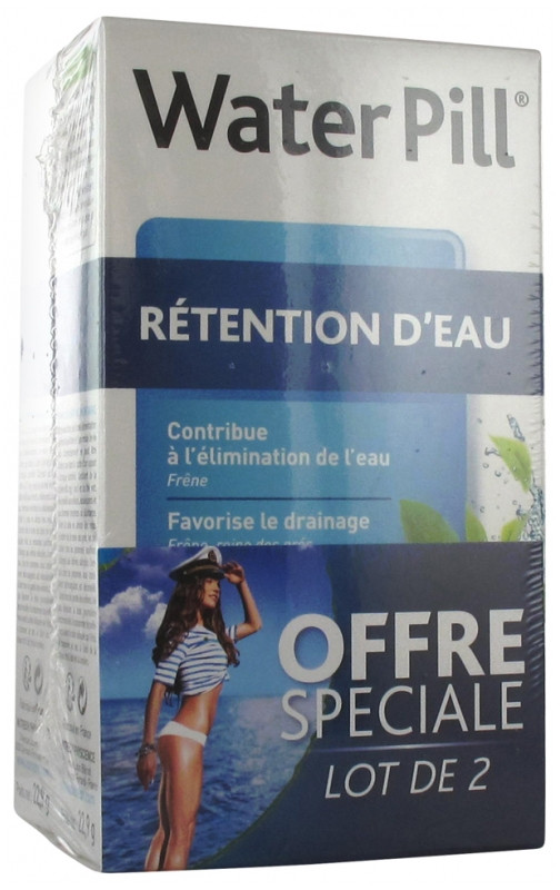 Water Pill Rétention d'Eau Lot de 2 x 30 Comprimés - Pharmacie Agnès Praden à Alès