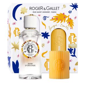 Roger Gallet Coffret Noël Eau Parfumée + Bougie Bois d'Orange - Pharmacie Agnès Praden à Alès