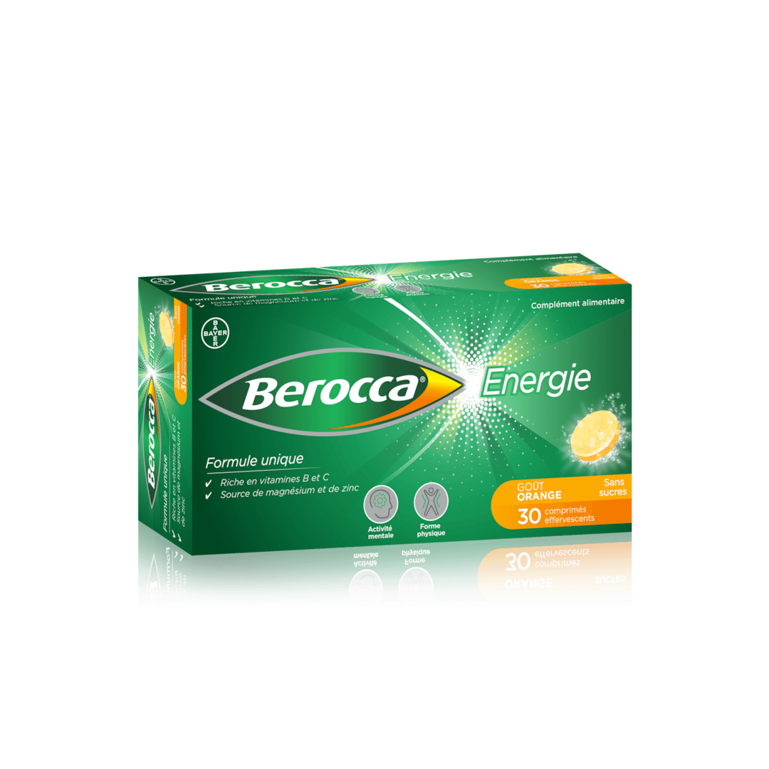 Berocca énergie comprimés effervescents x30 - Pharmacie Agnès Praden à Alès