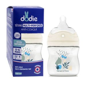 Dodie Biberon Tétine Multi-Perforée Anti-Colique 150 ML - Pharmacie Agnès Praden à Alès