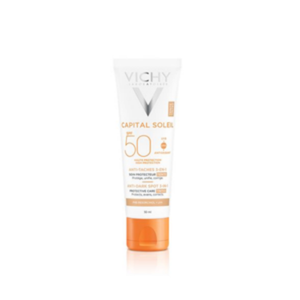Vichy Idéal Soleil Soin Anti-Taches Teinté 3-en-1 SPF50+ 50 ml - Pharmacie Agnès Praden à Alès