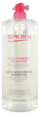 Topicrem Ultra-Hydratant Gel Douche 1000 ml - Pharmacie Agnès Praden à Alès