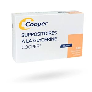 Cooper Suppositoires Glycérine Adulte x 100 - Pharmacie Agnès Praden à Alès