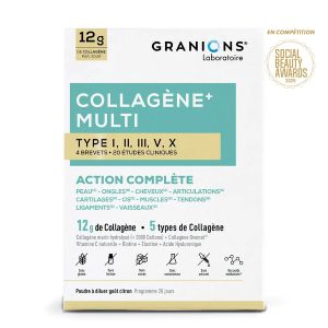 Laboratoire des Granions Collagène Multi Type I-II-III-V-X 275g - Pharmacie Agnès Praden à Alès