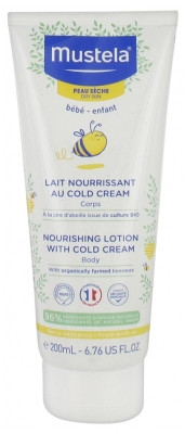 Mustela Lait au Cold Cream à la Cire d'Abeille 200 ml - Pharmacie Agnès Praden à Alès