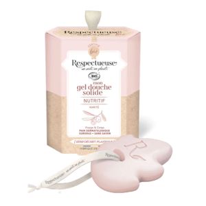 Respectueuse Mon Gel Douche Solide Nutritif Bio Parfum Karité 75g - Pharmacie Agnès Praden à Alès