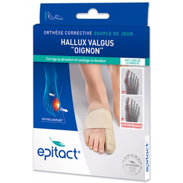 Epitact orthèse corrective jour hallux valgus oignon taille L - Pharmacie Agnès Praden à Alès