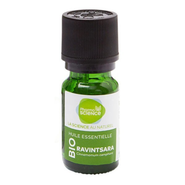 Pharmascience Huile Essentielle Ravintsara bio 10ml - Pharmacie Agnès Praden à Alès