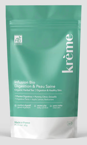 Krème Infusion bio Digestion & Peau Saine 60 g - Pharmacie Agnès Praden à Alès