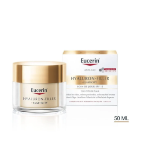 Eucerin Hyaluron-Filler + Elasticity Soin de Jour SPF15 - 50ml - Pharmacie Agnès Praden à Alès