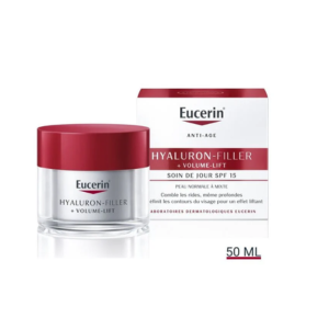 Eucerin Hyaluron-Filler + Volume-Lift Soin de Jour SPF15 Peau Normale à Mixte 50 ml - Pharmacie Agnès Praden à Alès