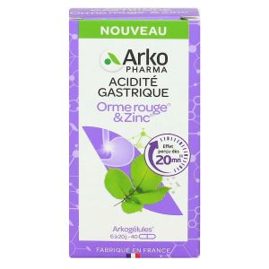 Arkopharma Arkogélules Acidité Gastrique 40 Gélules - Pharmacie Agnès Praden à Alès