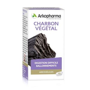 Arkopharma Arkogelules Charbon Végétal 45 Gélules - Pharmacie Agnès Praden à Alès