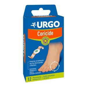 Urgo Coricide Pansements Adhésifs x12 - Pharmacie Agnès Praden à Alès