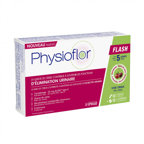 Physioflor Flash 10Gélules+10 Cprs - Pharmacie Agnès Praden à Alès