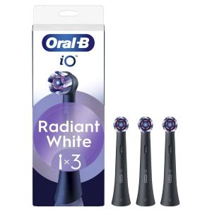 Oral-B Brossettes Pour Brosse à Dents Electrique Noires Radiant White x3 - Pharmacie Agnès Praden à Alès