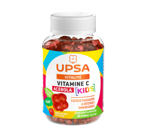 UPSA Acérola Vitamine C Kids 60 gummies - Pharmacie Agnès Praden à Alès