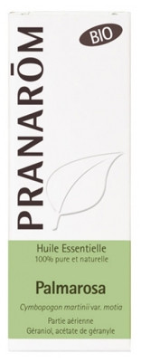 Pranarôm Huile Essentielle Palmarosa  Bio 10 ml - Pharmacie Agnès Praden à Alès