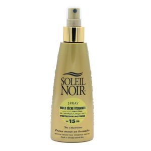 Soleil Noir Spray Huile Sèche Vitaminée 15 Protection Moyenne 150 ml - Pharmacie Agnès Praden à Alès