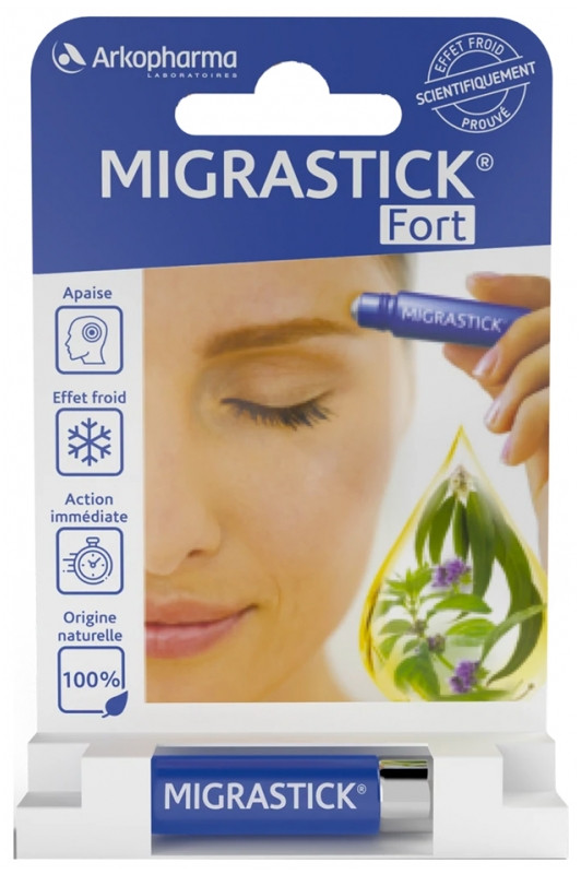 Arkopharma Migrastick Fort Roll-on antimigraineux 3 ml - Pharmacie Agnès Praden à Alès