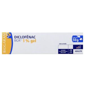Biogaran Diclofenac 1% gel 50g - Pharmacie Agnès Praden à Alès
