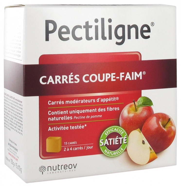 Nutreov pectiligne pomme 15 carrés - Pharmacie Agnès Praden à Alès