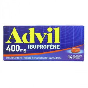 GSK Advil 400 mg 14 Comprimés Enrobés - Pharmacie Agnès Praden à Alès