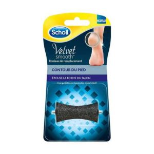 Scholl Velvet Smooth Contour du Pied 1 Rouleau de Remplacement - Pharmacie Agnès Praden à Alès