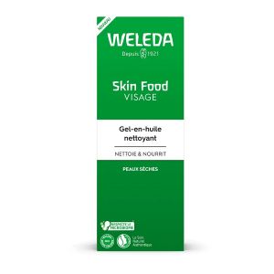 Weleda Skin Food Gel-en-huile Nettoyant Visage Peaux Sèches 75ml - Pharmacie Agnès Praden à Alès