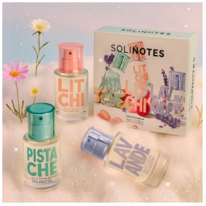 Solinotes Coffret Trio Parfum 15ml Pistache, Litchi, Lavande - Pharmacie Agnès Praden à Alès