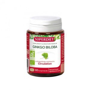 Super Diet Ginkgo Biloba Bio 80 Comprimés - Pharmacie Agnès Praden à Alès