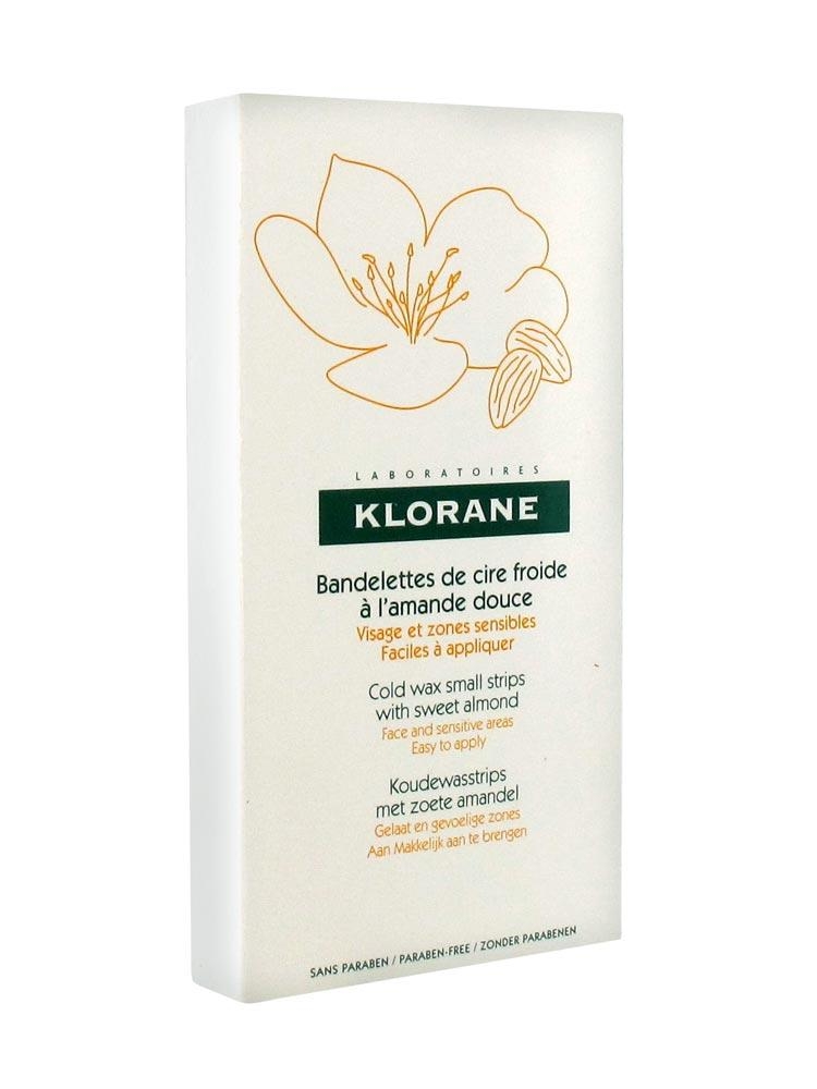 Klorane 6 Doubles Bandelettes de Cire Froide à l'Amande Douce - Pharmacie Agnès Praden à Alès