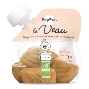Popote Gourde Veau Bio 60g - Pharmacie Agnès Praden à Alès