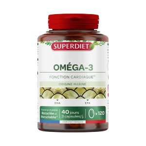 Super Diet Oméga 3 120 Capsules - Pharmacie Agnès Praden à Alès