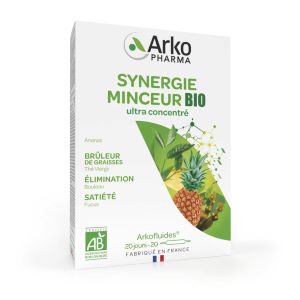 Arkopharma Arkofluides Synergie Minceur Bio 20 Ampoules 10 ml - Pharmacie Agnès Praden à Alès