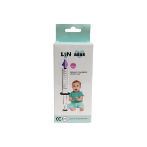 L2N Seringues Colorées Bébé pour Lavage Nasal, 2 Seringues - Pharmacie Agnès Praden à Alès