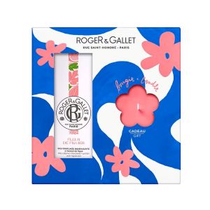 Roger & Gallet Fleur de Figuier Coffret Eau Parfumée Bienfaisante 100ml et Bougie 85gr - Pharmacie Agnès Praden à Alès