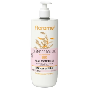 Florame Gel Douche Amande Rechargeable Bio 750 ml - Pharmacie Agnès Praden à Alès