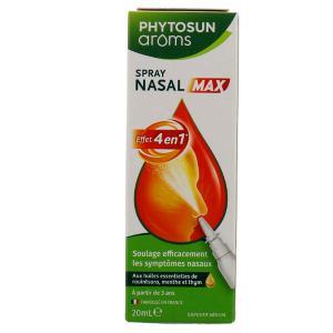 Phytosun Aroms Spray Nasal Max Effet 4en1 - 20ml - Pharmacie Agnès Praden à Alès