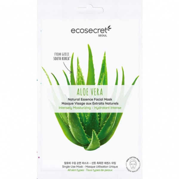 Eco secret Masque visage aloe vera hydratant intense 20 ml - Pharmacie Agnès Praden à Alès