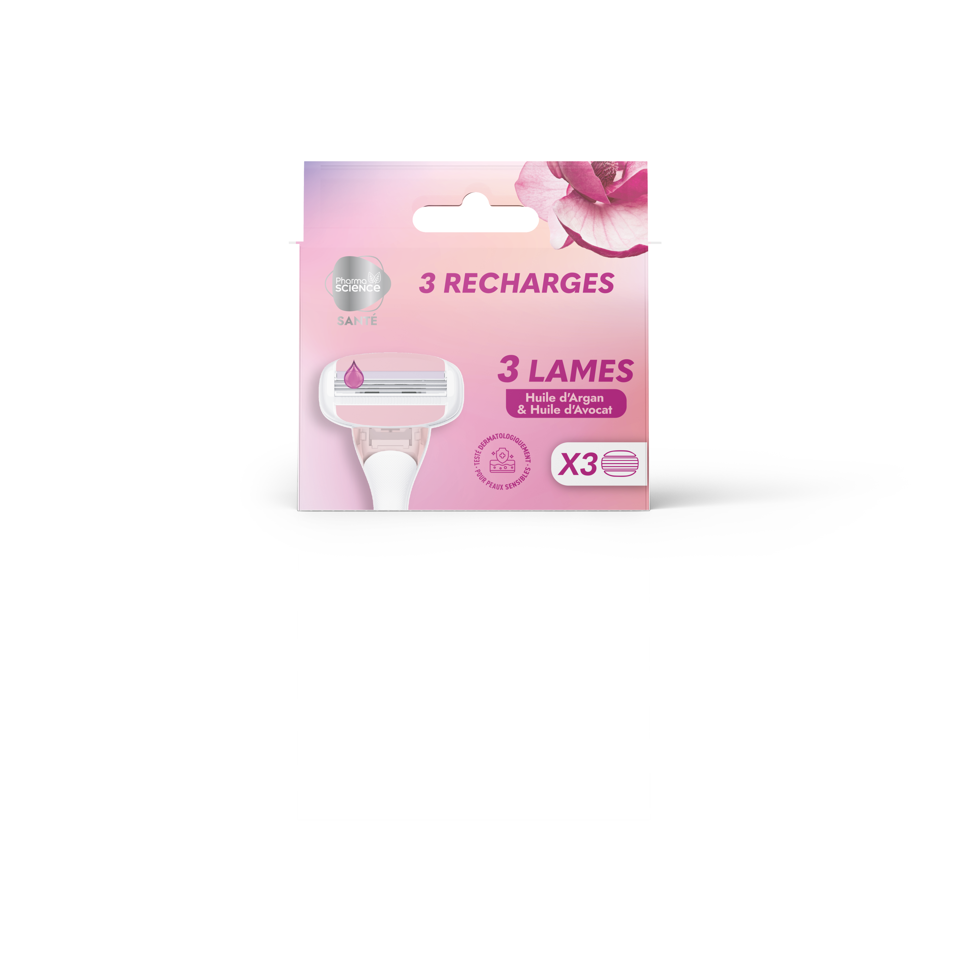 Pharmascience Rasoir Femme x 3 recharges  - Pharmacie Agnès Praden à Alès