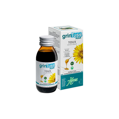 Aboca Grintuss adulte sirop toux 128 g - Pharmacie Agnès Praden à Alès