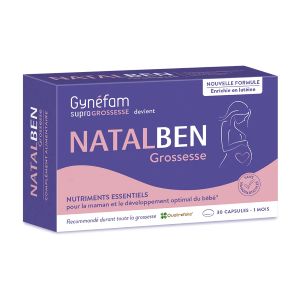 Effik Gynéfam Natalben Grossesse 30 Capsules - Pharmacie Agnès Praden à Alès