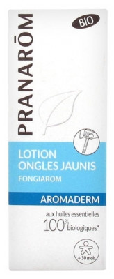 Pranarôm aromaderm lotion ongles jaunis 10ml - Pharmacie Agnès Praden à Alès