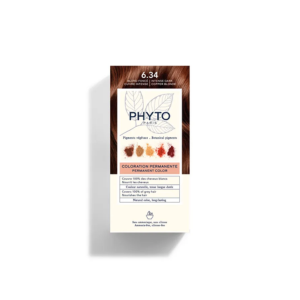  Phyto Coloration Permanente 6.34 Blond Foncé Pigments Végétaux 112ml - Pharmacie Agnès Praden à Alès