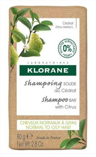 Klorane shampoing solide au cédrat cheveux normaux à gras 80 g - Pharmacie Agnès Praden à Alès