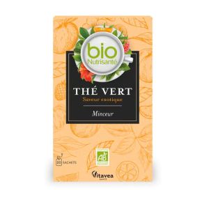 Vitavéa Bionutrisanté - Thé Vert Saveur Exotique - 20 Sachets - Pharmacie Agnès Praden à Alès